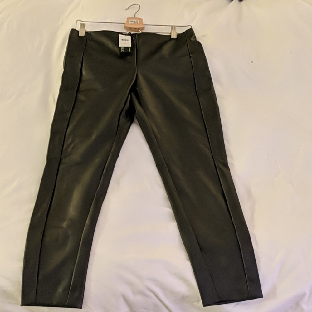 Faux Leather Leggings 8S